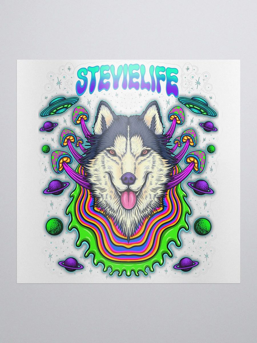 Sticker Psycho Wolf product image (1)