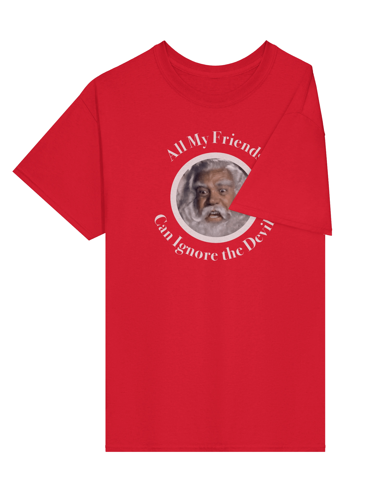 Santa Claus -- All My Friends Can Ignore the Devil Tee product image (3)