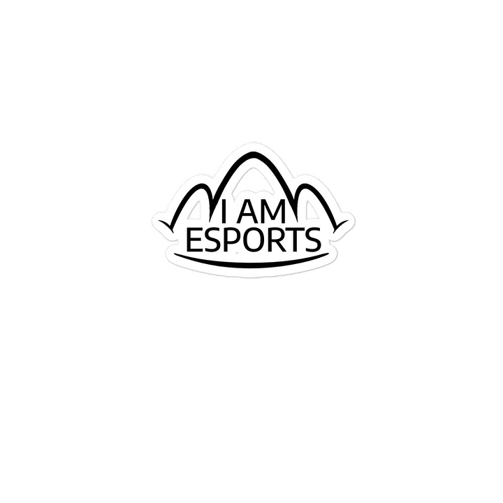 I AM ESPORTS Bubble Sticker product image (1)