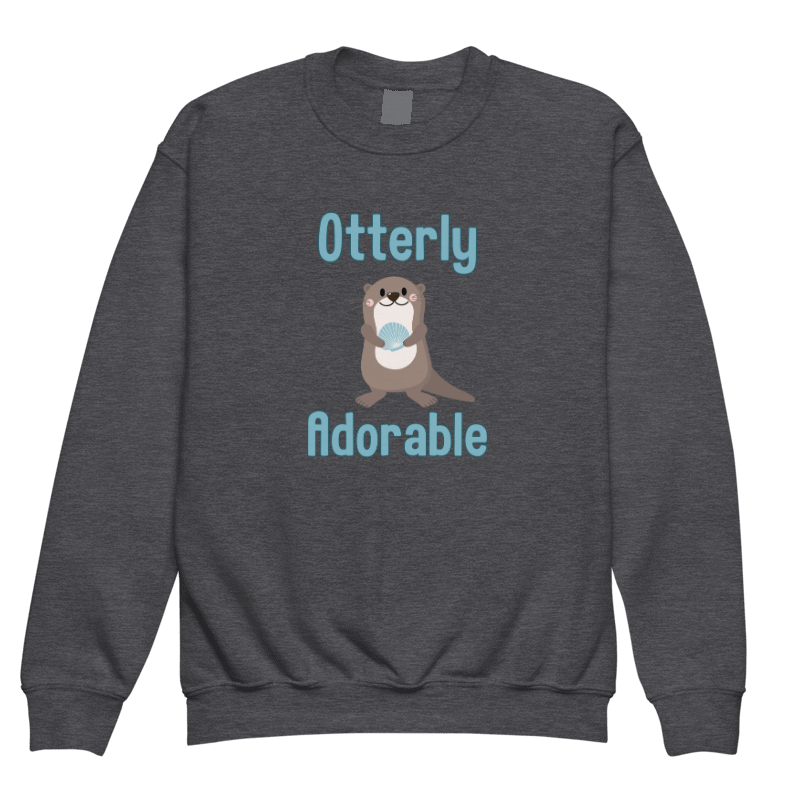 Otterly Adorable Youth Sweatshirt product image (1)