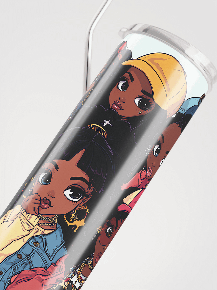 Vibrant Youthful Characters Stainless Steel Tumbler product image (7)