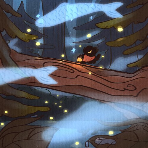 One the little adventuring cats exploring a forest. 
.
.
.
.
.
.
.
.
.
#art #catart #digitalillustration #characterart #artof...