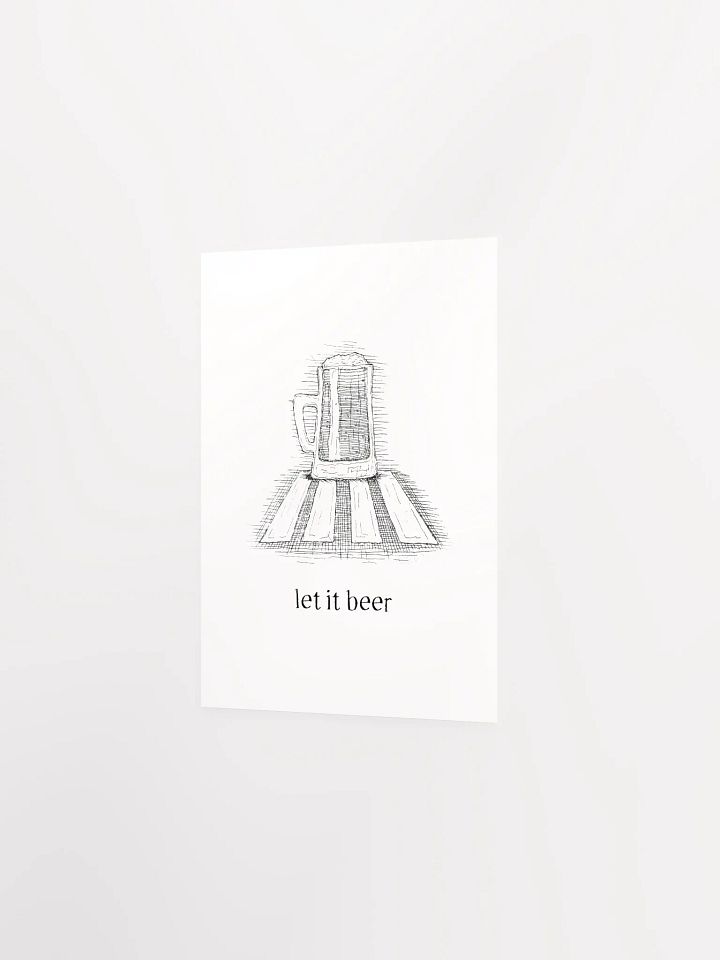 Let It Beer - Art Print product image (10)