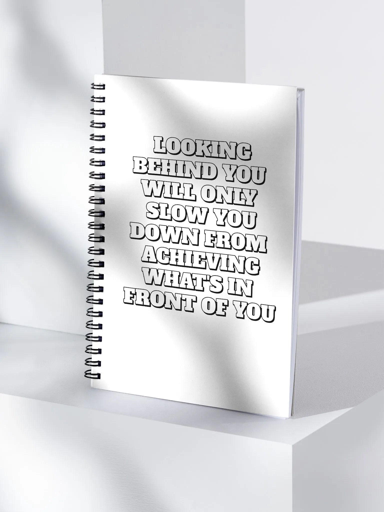 Looking Behind You Will Only Slow Yo Down Spiral Notebook product image (4)