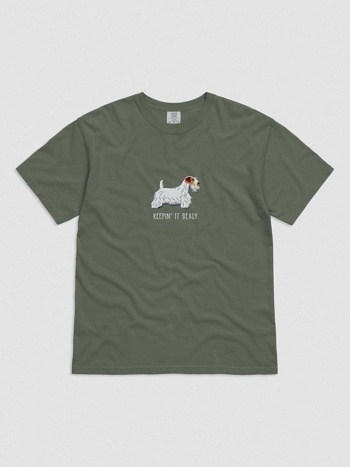 Keepin' It Sealy T-Shirt(Embroidered) of a Sealyham Terrier(Brown & White) product image (5)