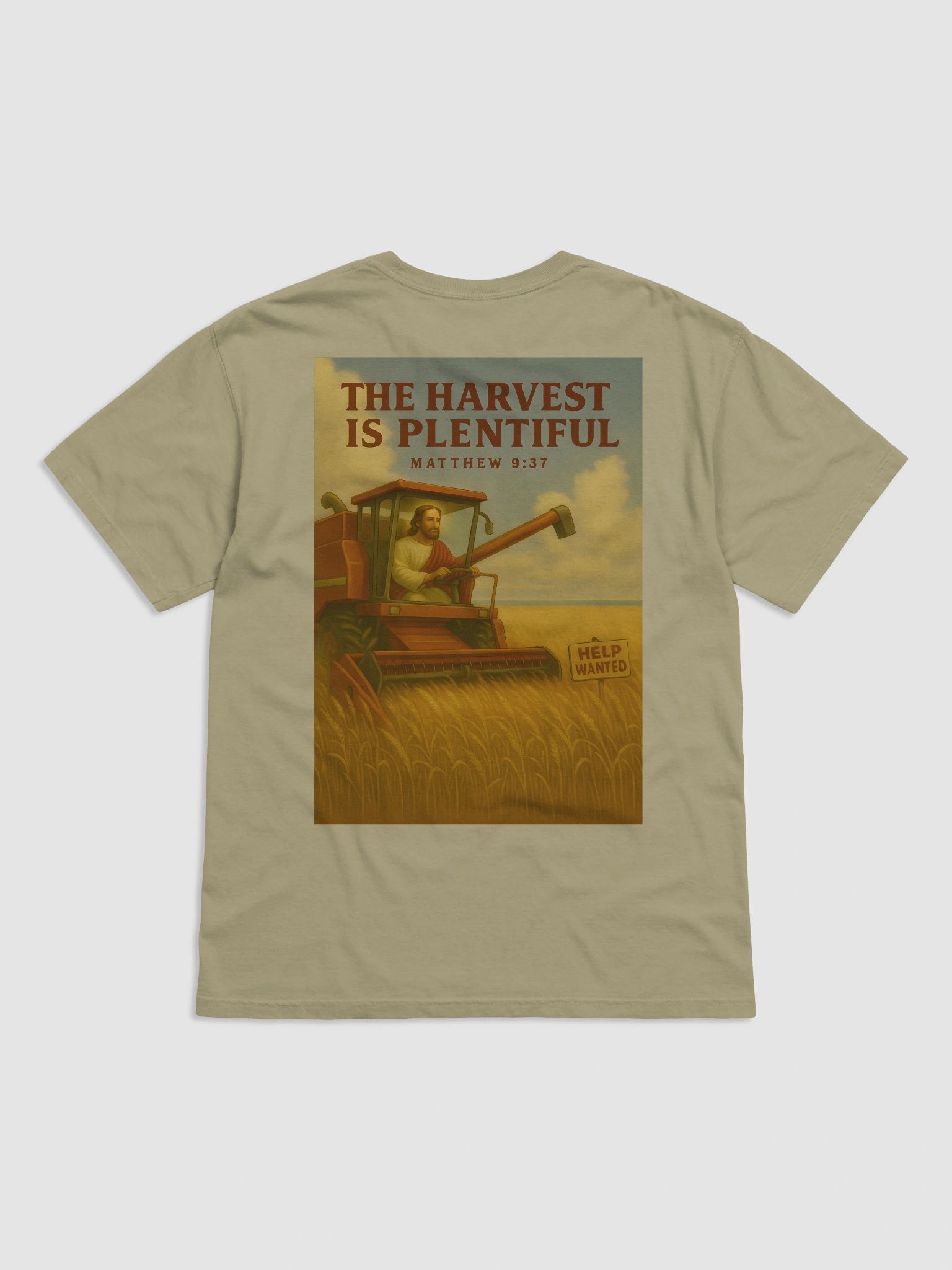 The Harvest Is Plentiful – Matthew 9:37 Farm Gospel Illustration product image (7)