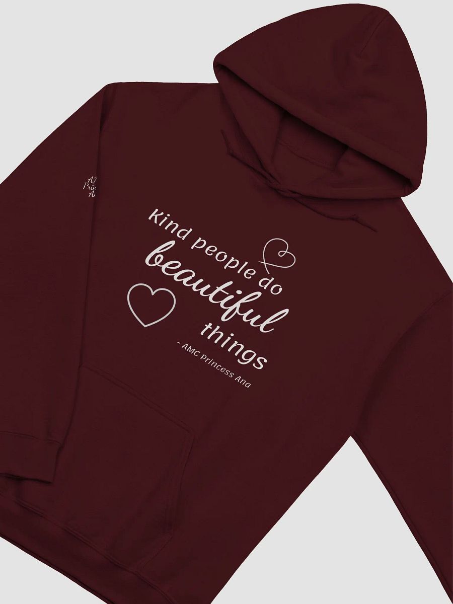 Kind people... PULLOVER Hoodie - White text product image (2)