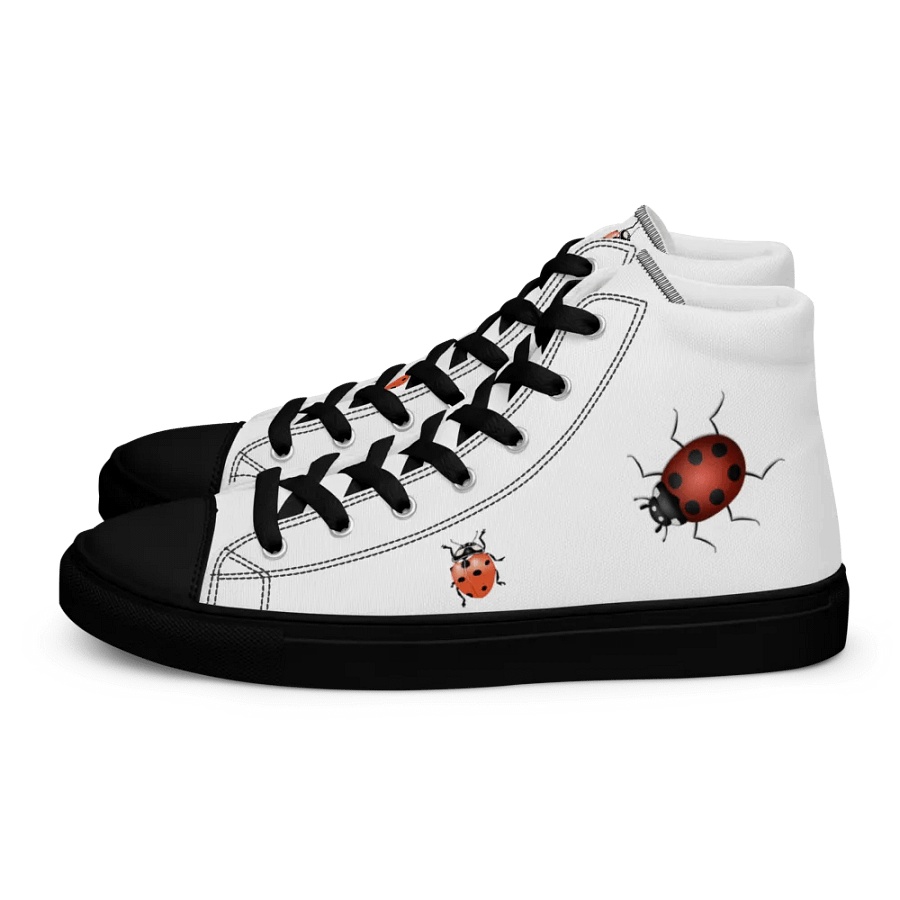 "Ladybug" Womens Canvas Hi-Tops product image (4)