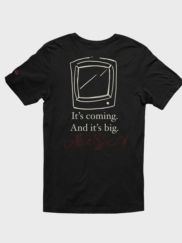 "It's Coming. And It's Big." GAMEGEAR22 ONLINE! ORIGINAL EDITION T-SHIRT product image (2)