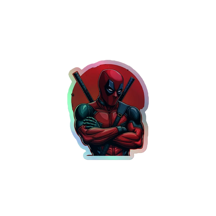 Deadpool Holographic Sticker Set product image (1)