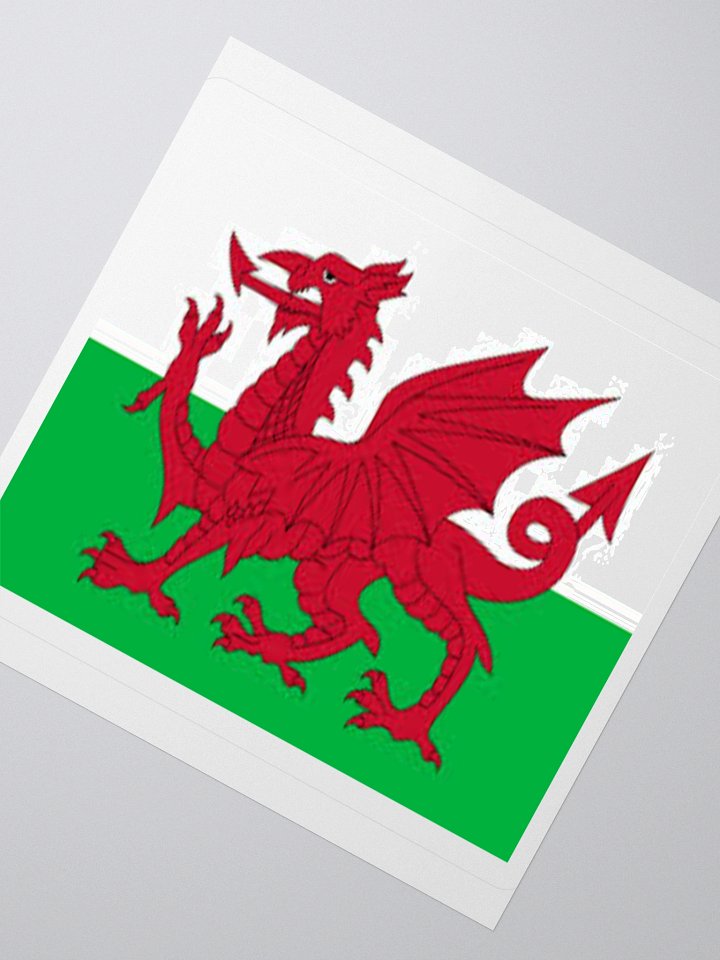 Wales Flag Sticker | Red Dragon Design | Durable Vinyl | 3 Sizes product image (6)