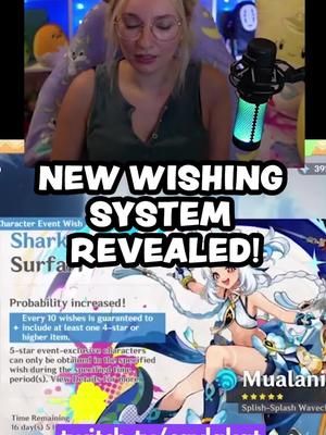 New wishing system in Genshin Impact?! 5.0 livestream! #genshinimpact #genshin #natlan 