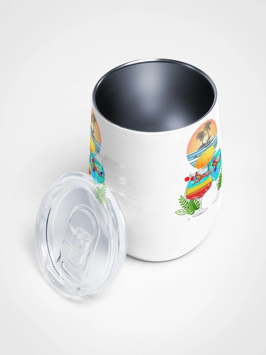 Tropical Paradise Wine Tumbler product image (3)
