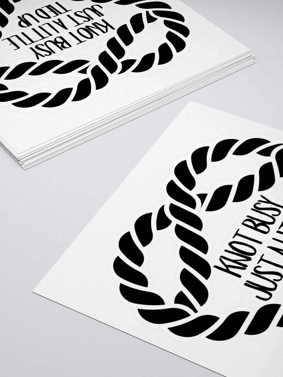 Knot Busy Vinyl Sticker product image (4)