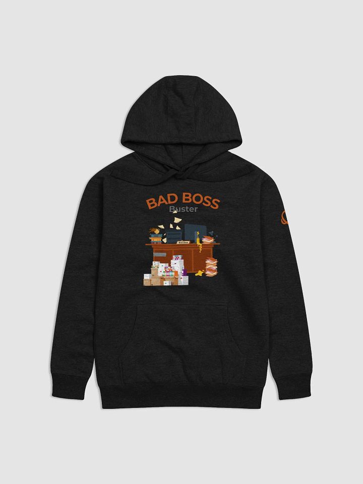 Bad Boss Buster White Logo Unisex Hoodie product image (1)
