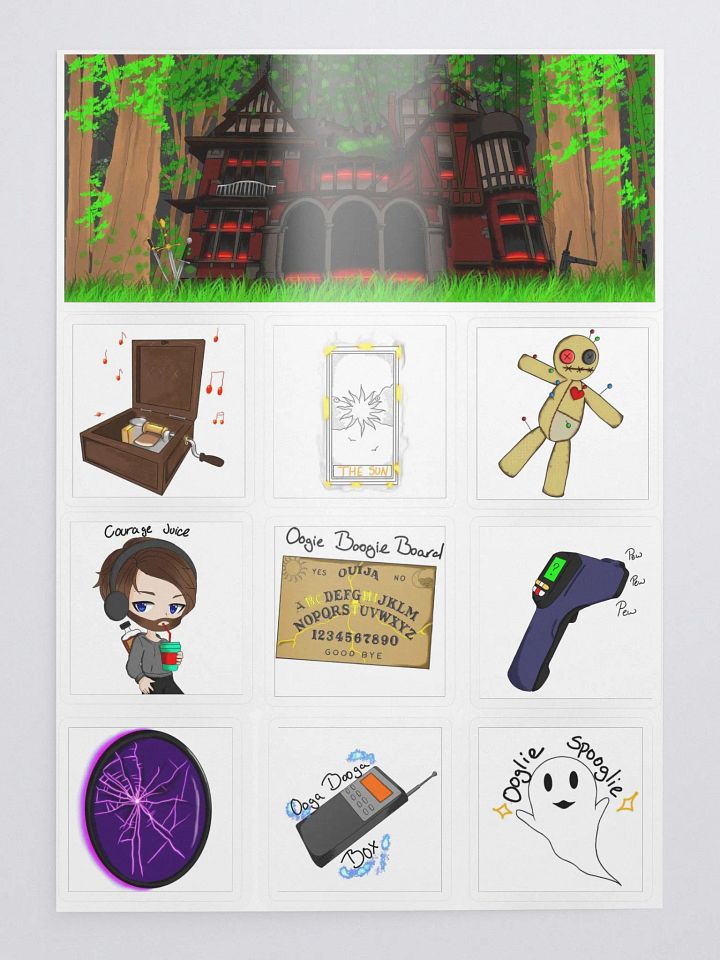 Oogle Spoogle Sticker Sheet product image (1)