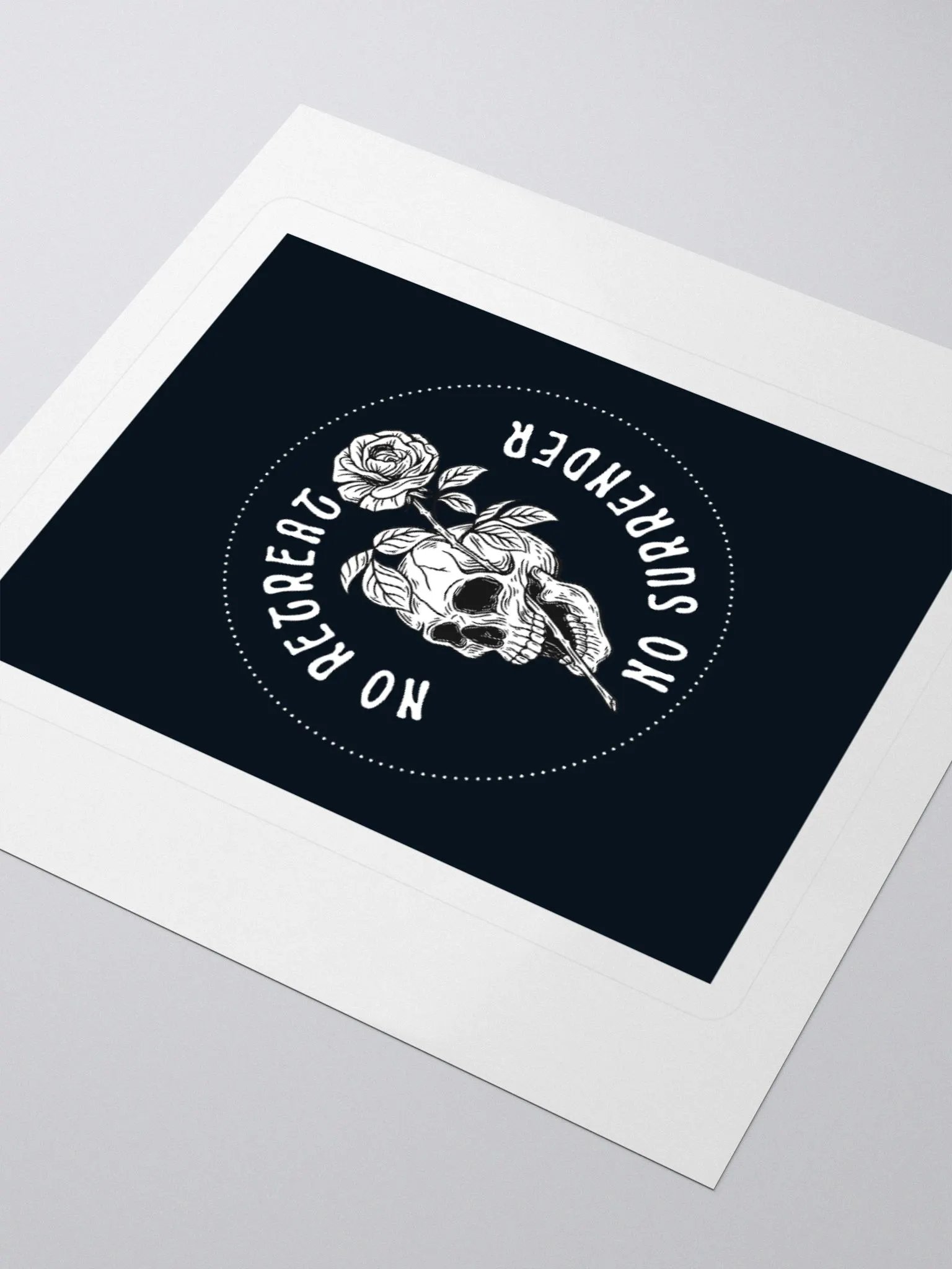 No Retreat No Surrender Stickers product image (3)