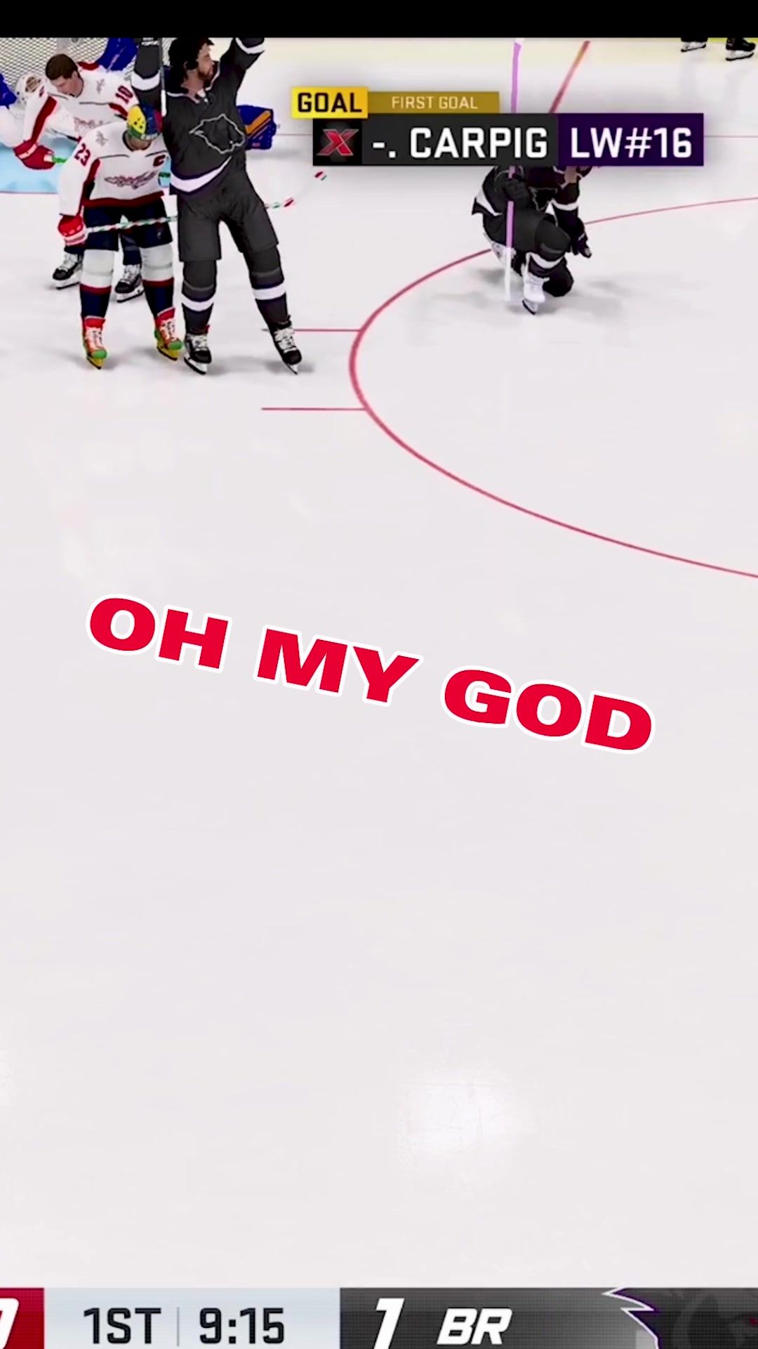 This overtime was wild... #Nhl23 #Hockey #NHL #FYP #icehockey #gaming #sports #goals #saves Edit by @bish_182