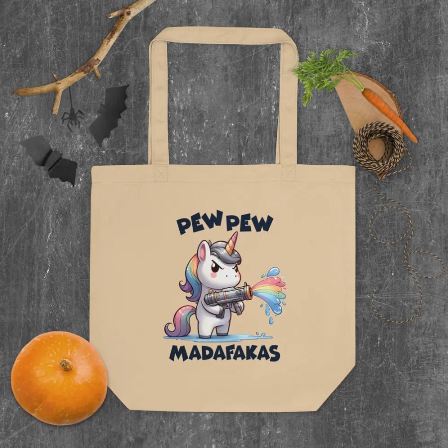 Rainbow Unicorn Tote Bag product image (5)