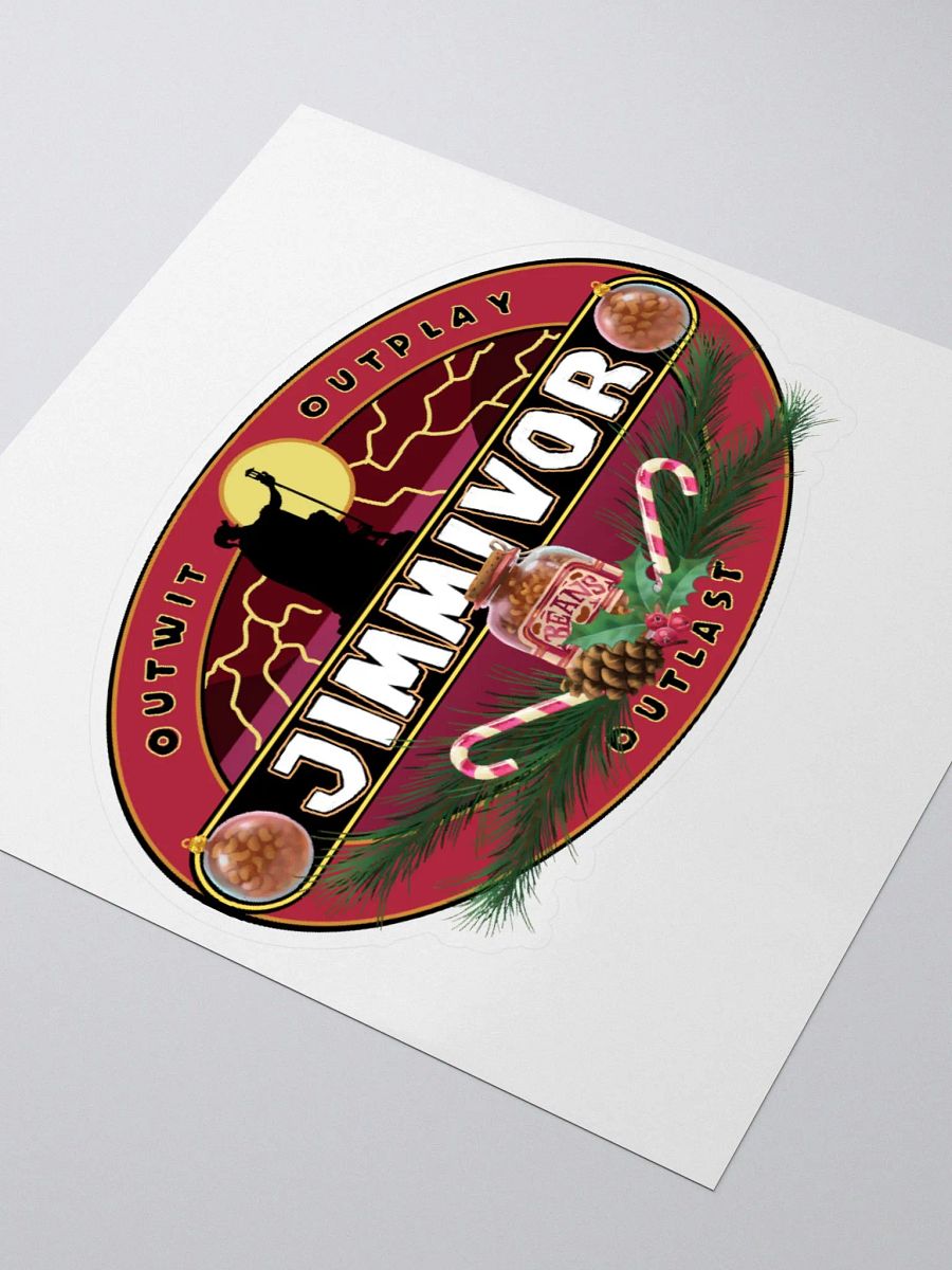 Jimmivor Game Show - Kiss Cut Parody Logo product image (3)