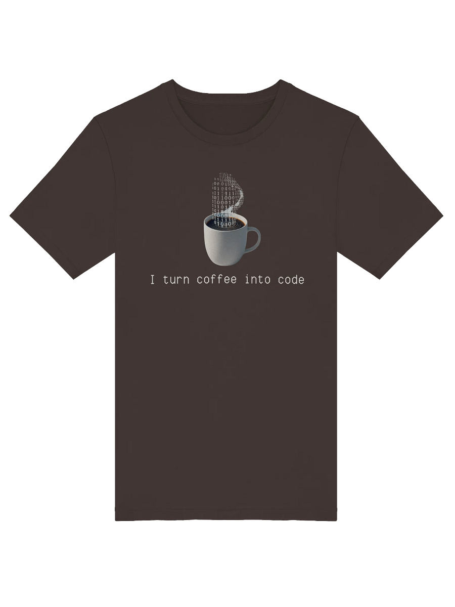 "I turn coffee into Code" T-Shirt product image (8)