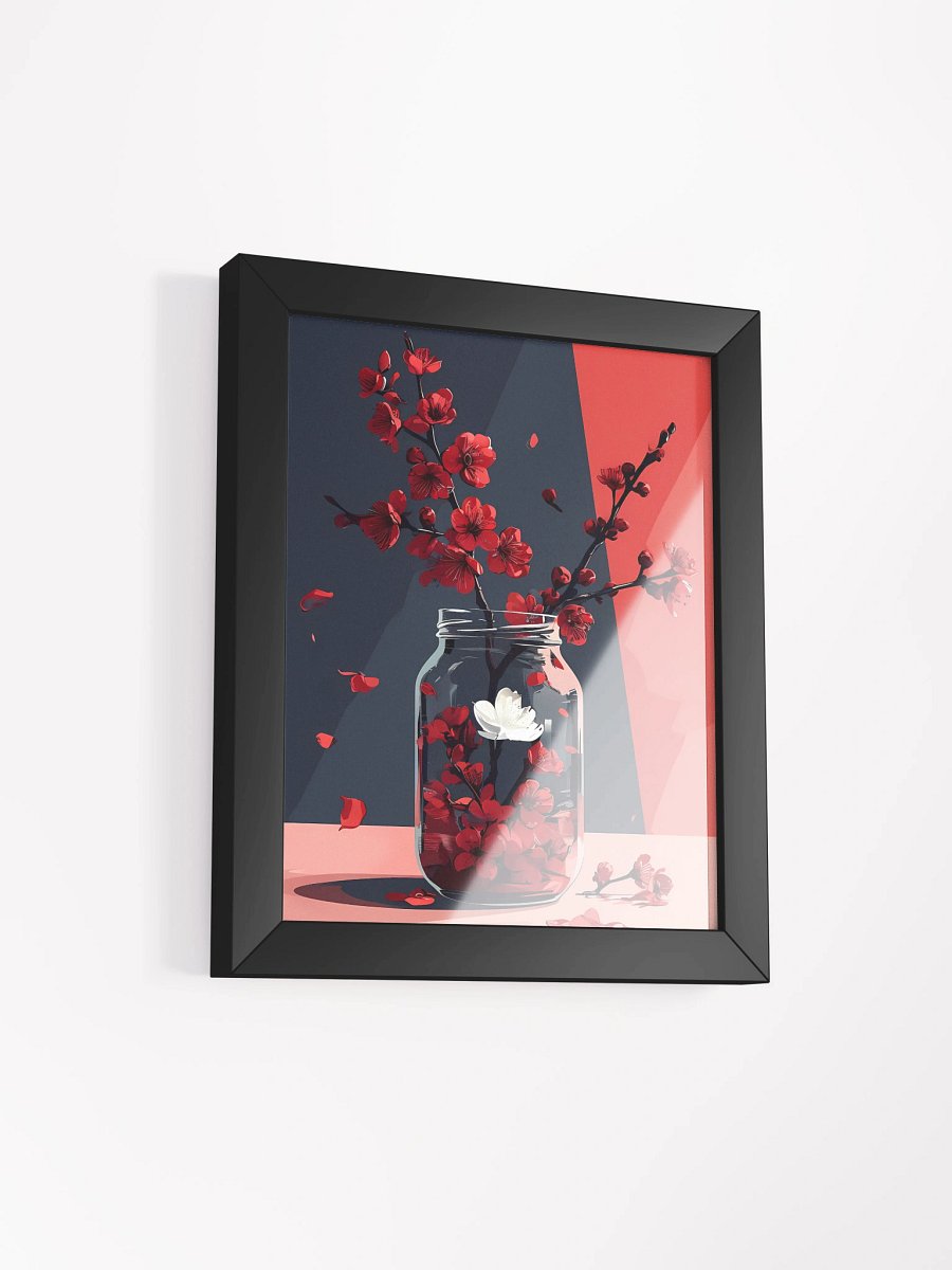 Ethereal Blossom Jar Framed Poster product image (3)