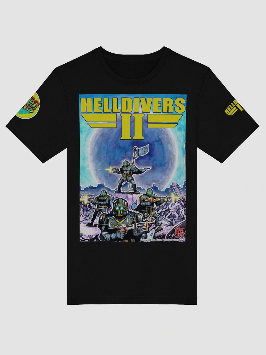 HELLDIVERS II Fan Art Custom Deluxe T-Shirt product image (5)