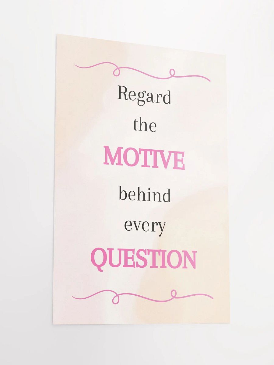 MOTIVE & QUESTION Empowerment Poster product image (2)