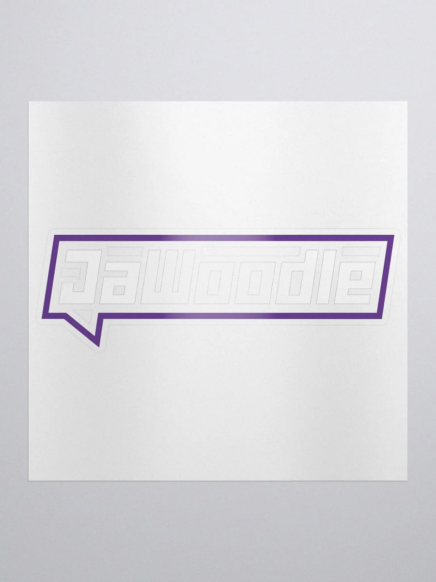 JaWoodle Logo Sticker product image (1)