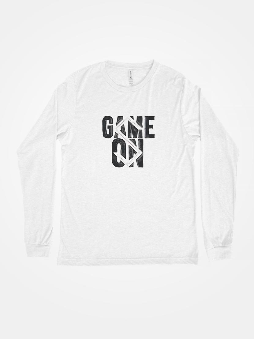 Game On Long Sleeve — White product image (1)