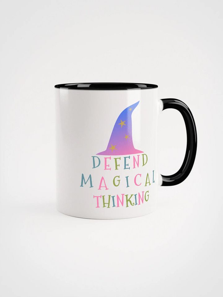 Defend Magical Thinking Accent Mug product image (2)