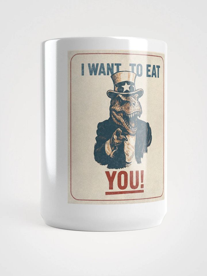 Uncle Sam T. Rex Poster Funny Dinosaur Mug product image (1)