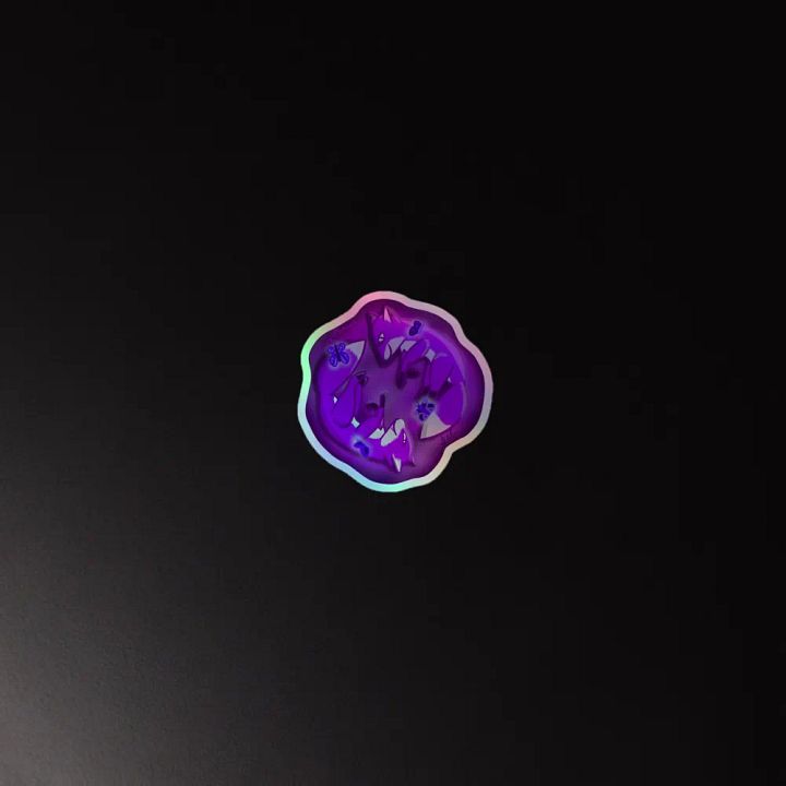 Mystical Foxes(May) Holographic Sticker product image (2)