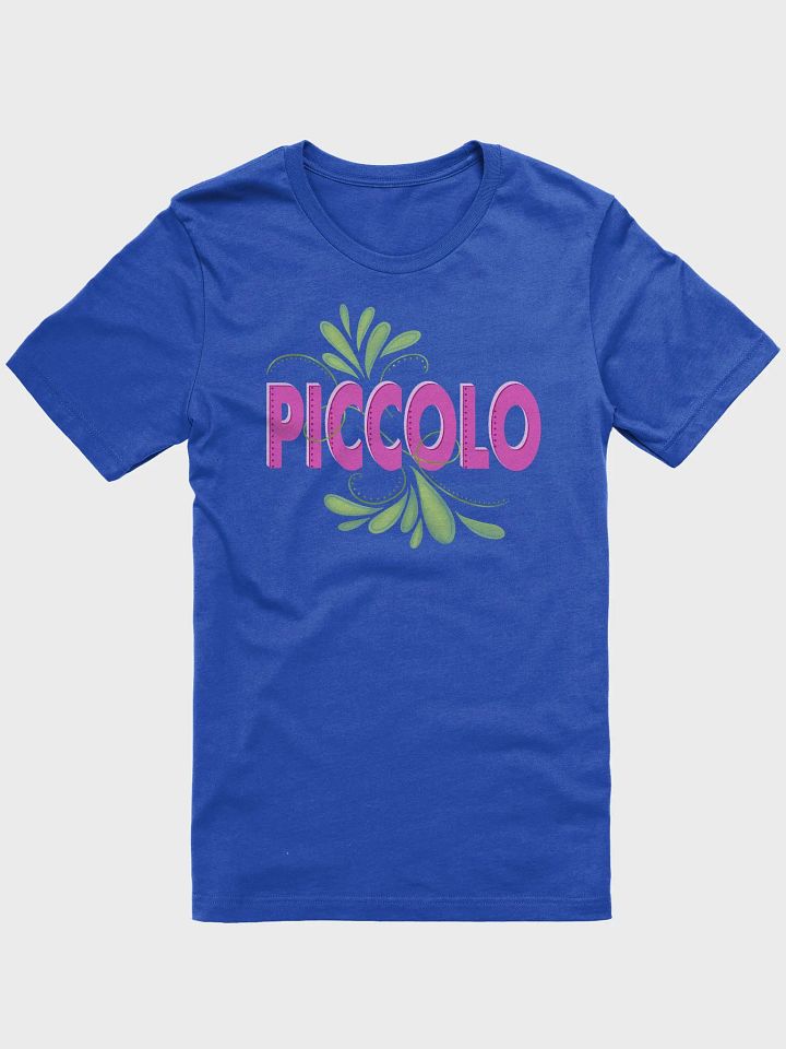Flute Flourish T-Shirt - Piccolo (Royal Blue) - Unisex Fit product image (1)