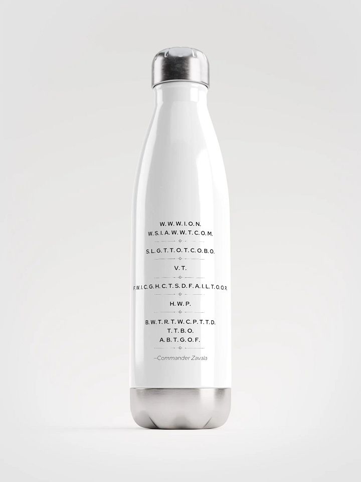 We've Stepped Into A War Water Bottle product image (1)