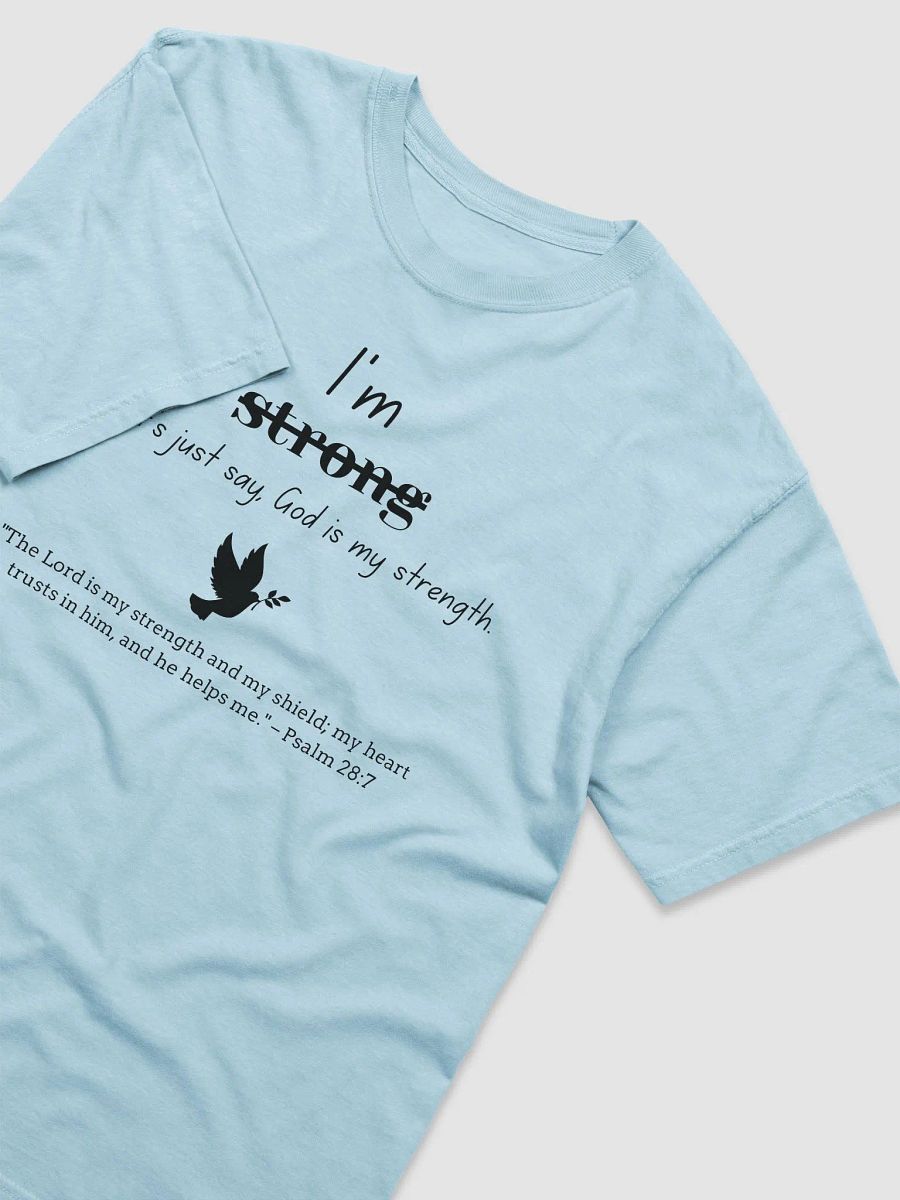 God is My Strength - Faith Unisex Tee product image (18)