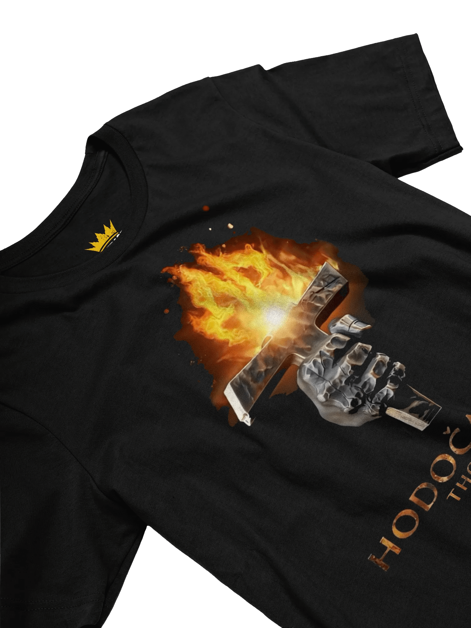 Crowned Distressed Logo T-Shirt Thompson Hodočasnik product image (5)