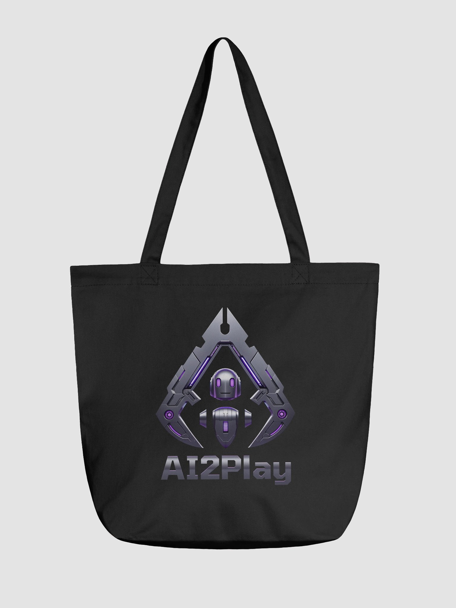 AI2Play Eco Tote Bag (Black Edition) product image (1)