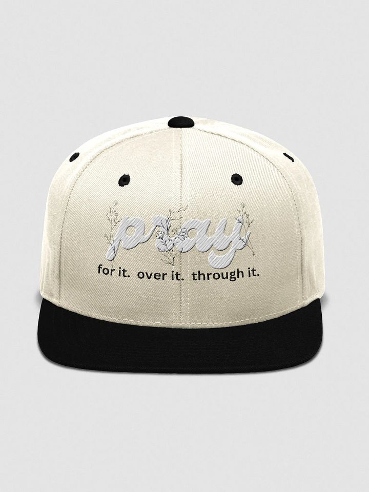 PRAY Wool Snapback Cap product image (1)