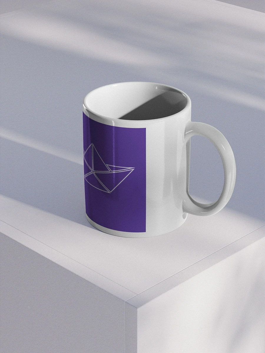 Galeer Paper Boat Purple Background Mug product image (2)