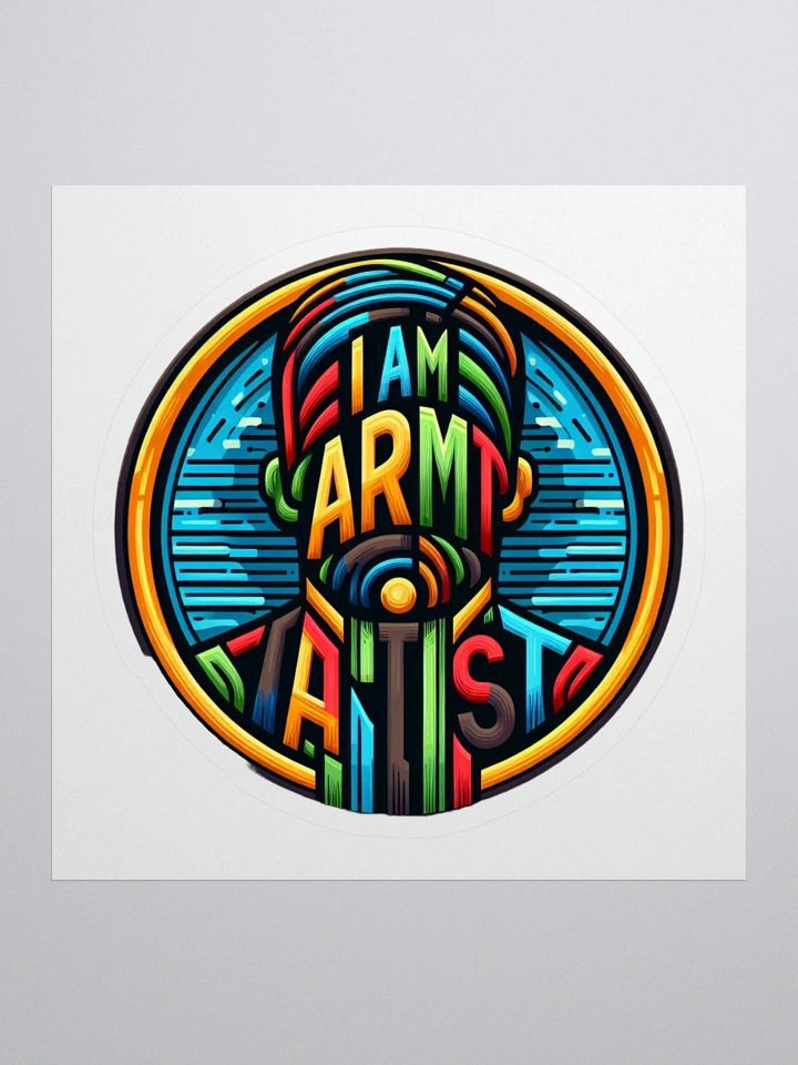 I AM ARTIST Abstract Sticker Set product image (1)