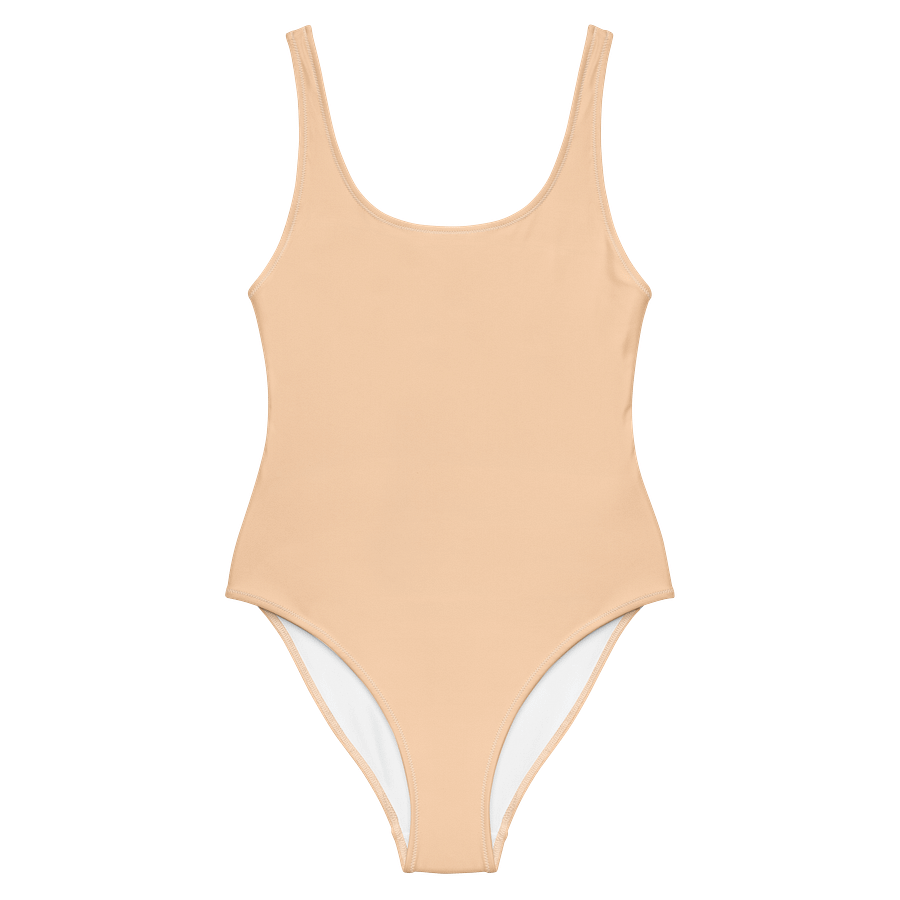 Waikiki Beach Sand Nude Solid Color Retro Inspired Women's One Piece Swimsuit product image (1)