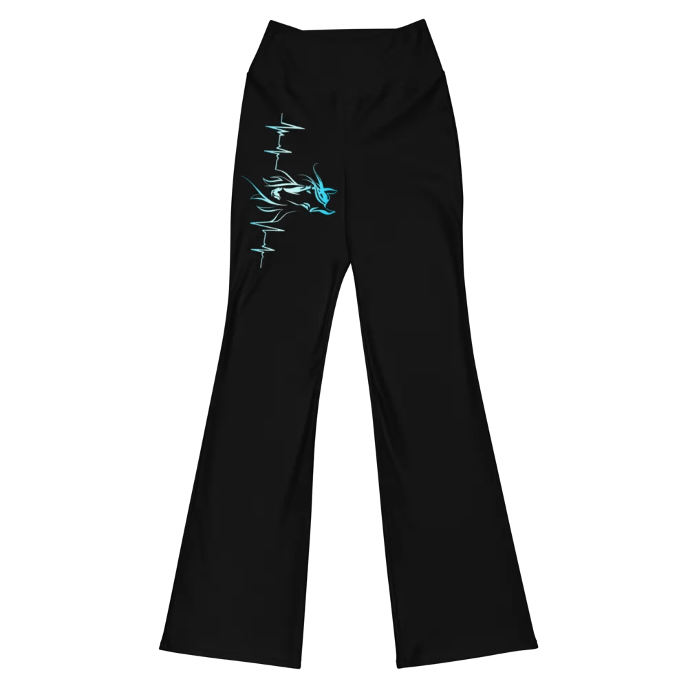 Horse Heartbeat Crossover Leggings with Pockets product image (5)