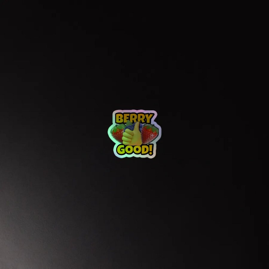 Berry Good Holographic Sticker product image (4)