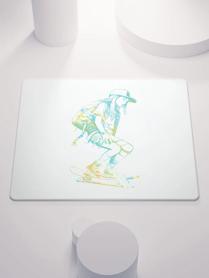GIRL ON SKATEBOARD Skateboard, skateboarding, skater, skate, retro, vintage, girl, skateboarder, woman, skating, skate clothing product image (1)