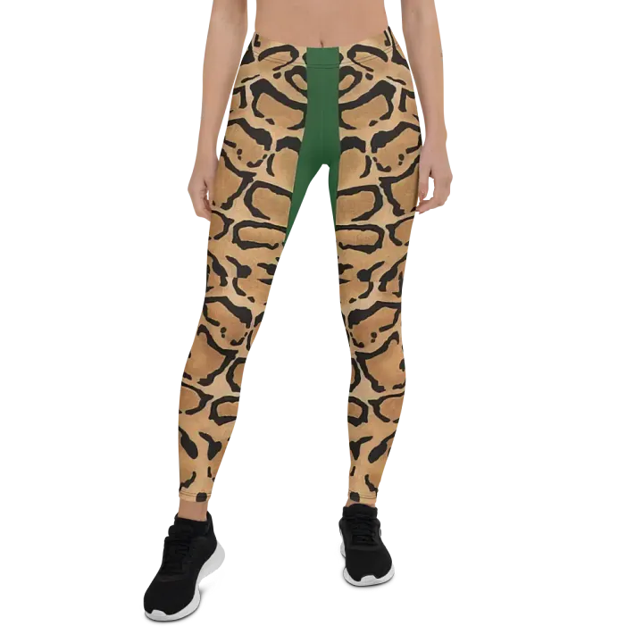 Vibrant Leopard Stripe All-Over Leggings product image (1)