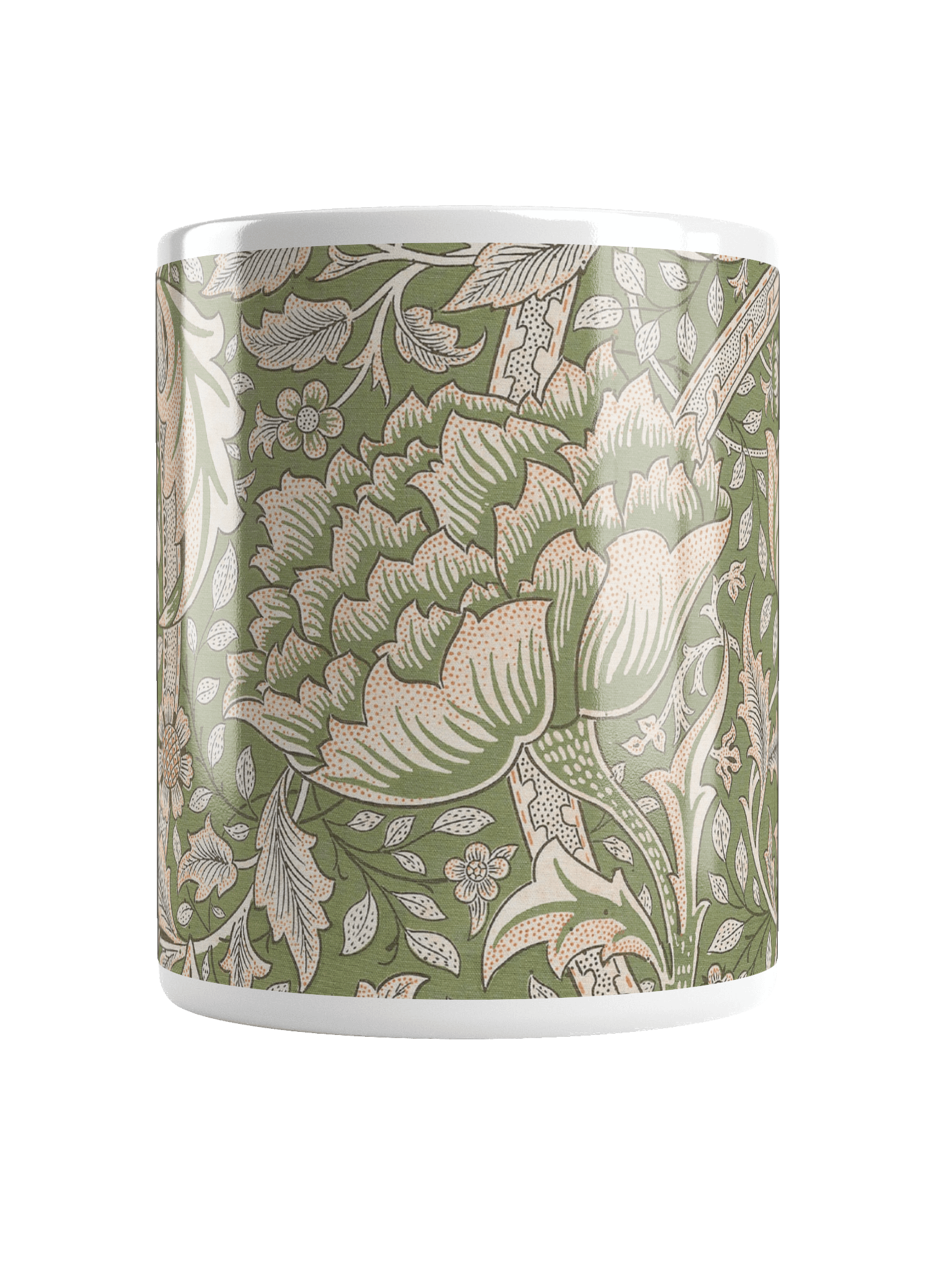 Vintage Green Glossy Mug product image (6)