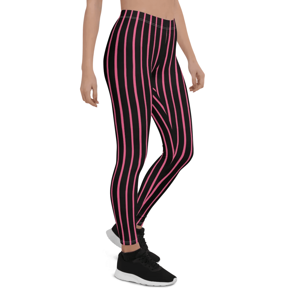 Black Stripe Fuchsia Leggings product image (5)