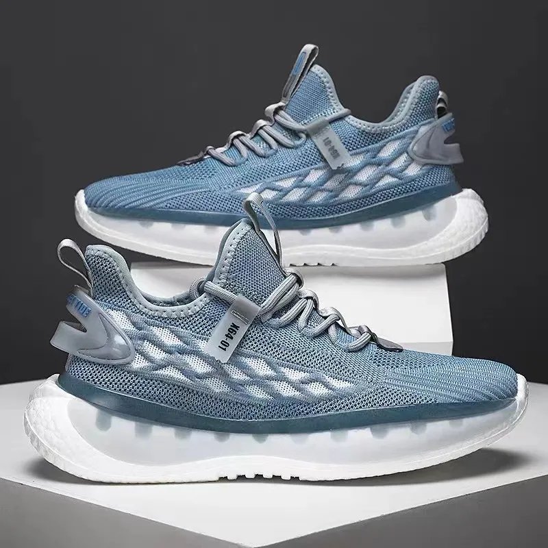 Men's Fashion Casual Fly Woven Mesh Breathable Platform Sneaker product image (3)
