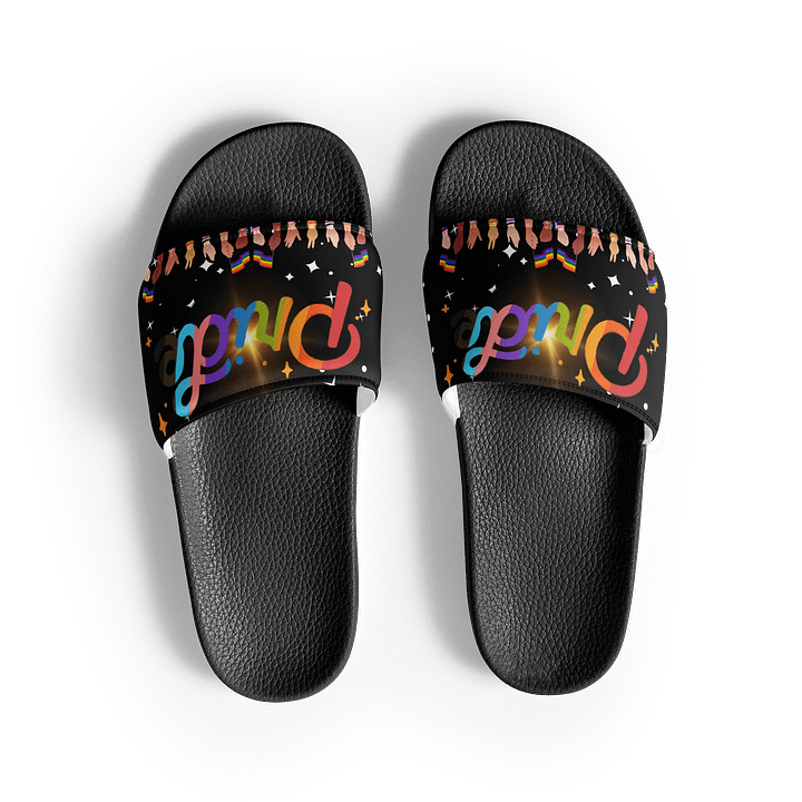LGBTQIAP2S+ 2025, Pride Glow, Women's Slides product image (2)